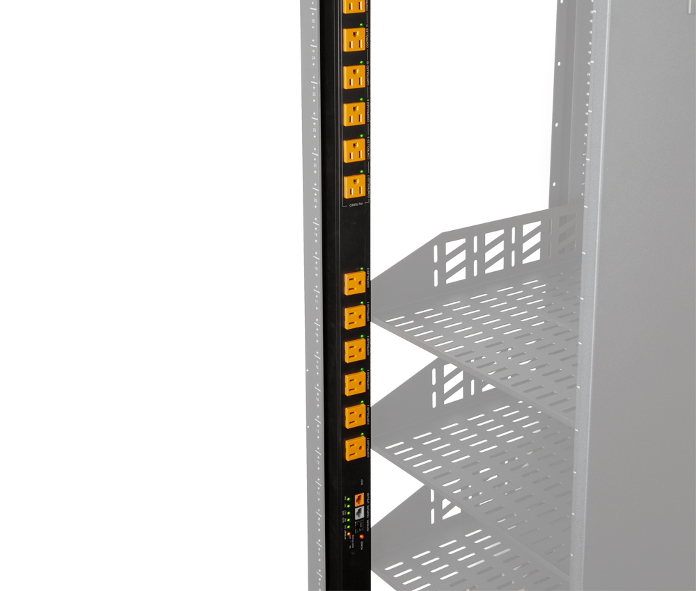 WattBox® IP Vertical Power Strip & Conditioner w/ Individually Controlled & Metered Outlets